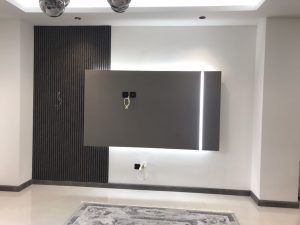 اجرای ترمو فریم برای دیوار پشت تلویزیون