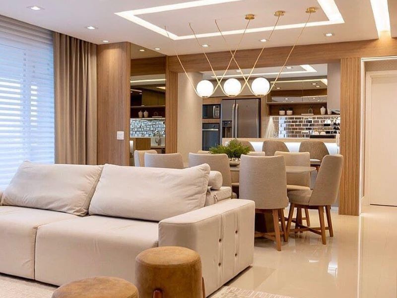 هماهنگی کابینت کمد دیواری و تی وی وال در طراحی داخلی